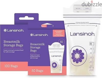 Milk storage bags