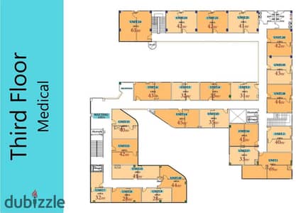 35m² clinic for sale, directly on the street, with a discount and installments up to 8 years.