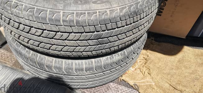 2 كاوتش 15*65*185 ب ٥٠٠ جنيه