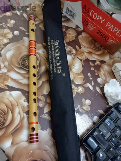 Indian flute G scale Bansuri , original from india  فلوت هندي أصلي