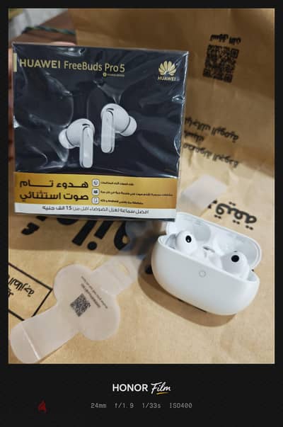 Huawei Freebuds pro 5 لم تستخدم فتح علبه