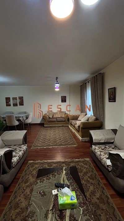 Furnished apartment for rent in Al Rehab, prime location near services, super lux finishing