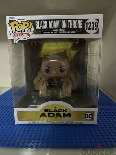 Funko pop black Adam on throne box# 1239