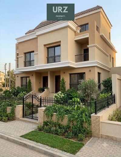 Villa for sale Sarai Mostakbal City 12-year installments next Privado Madinaty The Spine Towers mins Haptown Hassan Allam Aliva Mostakbal City