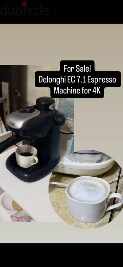Delonghi Espresso and Cappuccino Machine مكنه اسبريسو و كابتشينو