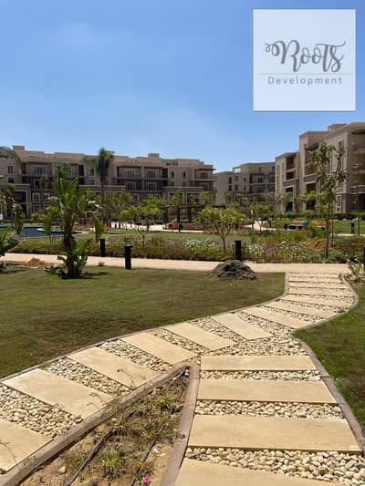 For Sale Ground Apartment, with Garden ready to move, Landscape View in October Plaza, 6th of October