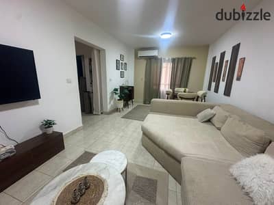 Furnished apartment for rent in Al Rehab, prime location near services