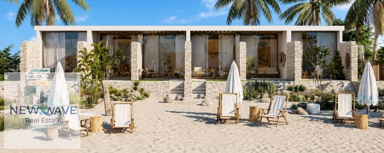 In Salt Compound, Fully Finished 110 sqm Chalet for Sale - with Sea View and High Privacy  - Ras El Hekma - North Coast