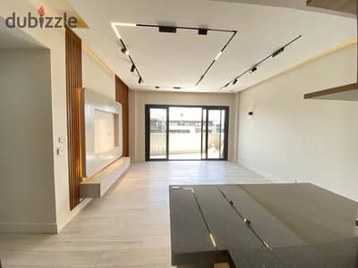 108m² apartment with kitchen for sale in Madinaty B15, fully finished to a high standard, open garden and street view