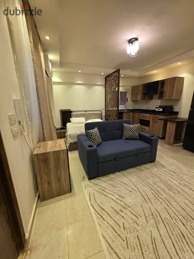 Furnished studio for rent in Al Banafseg 1, prime location Near services