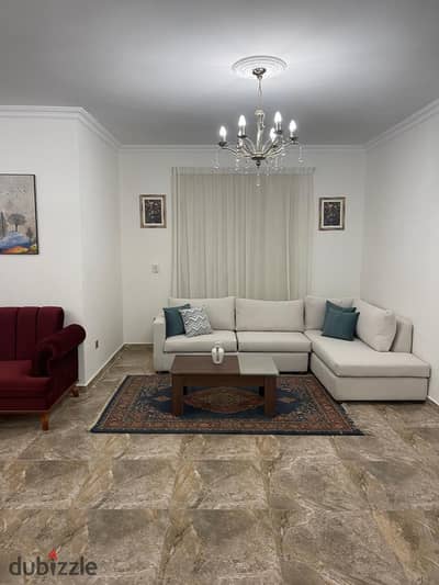 250 sq m furnished apartment for rent in Al Narges Villas, prime location Near services