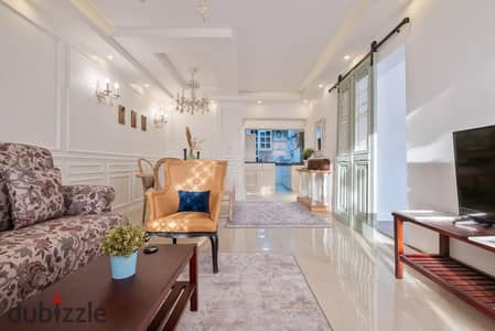Apartment for sale in Al Rehab City – Ultra Super Lux finishing and fully furnished