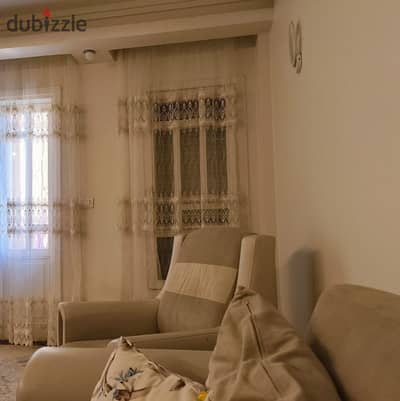 Furnished 90 sq m apartment for rent in Al Rehab, prime location near services