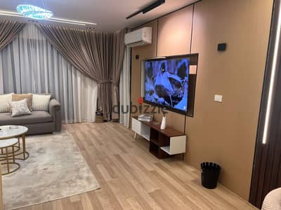 Furnished apartment for rent in Al Rehab, hotel-style finishing, 99 square meters