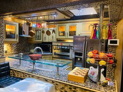 Furnished apartment for rent in Al Rehab, prime location next to Avenue Mall and services