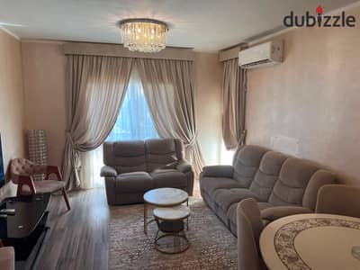 Furnished apartment for rent in Al Rehab, high-end finishes, near  Avenue Mall, 131 square meters