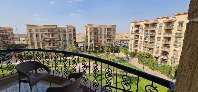 Apartment for rent in Al Rehab City, garden view, prime location Near services. Rent includes kitchen and air conditioning only.