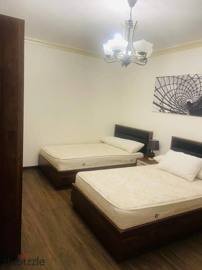 A fantastic furnished apartment is available for rent in Al Rehab City (Phase 8 / Rehab 2), near Gate 24. It is located on the first floor above the g