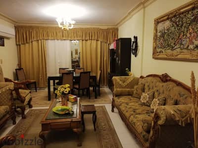 Apartment for sale in Al Rehab 1, Phase 1, 123 square meters, classic finishing, first floor, close to services and the old market.