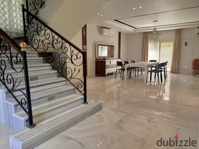 Villa special finishes for rent in Al-Rehab 2 with kitchen and air conditioning