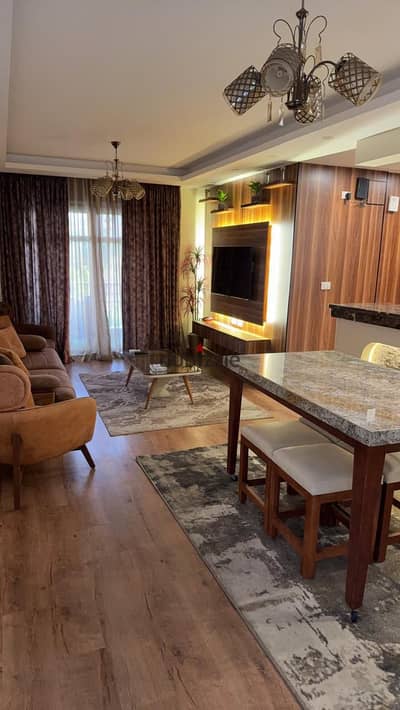 96 sq m furnished apartment for rent in Madinaty B7, prime location near services, super lux finishing