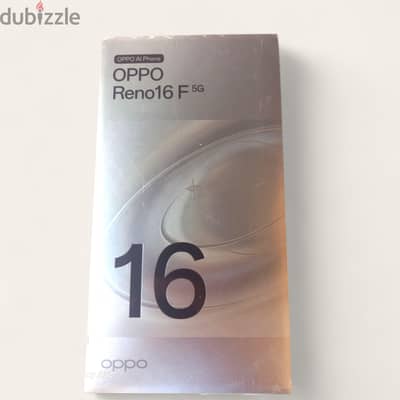 للبيع: Oppo Reno 16F زيرو متبرشم (12GB / 256GB)