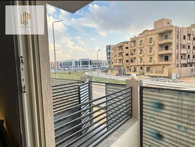 Apartment for sale in Al-Andalus 2 with private garden on Mohamed Naguib Axis directly in front of Helio Polis Star, second number from the southern ninety road, steps to Compound Mufida and Al-Hadeed Park