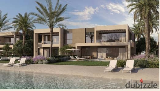 First row lagoon luxurious 3 beds apartment  G+1
