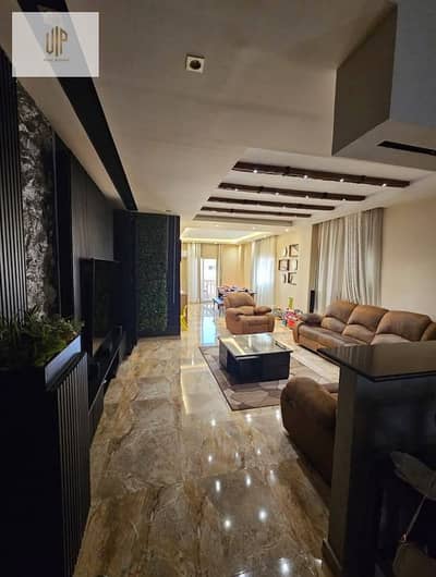 Apartment for sale in the Southern Lotus, Fifth Settlement, open view double face – steps from the monorail, clubs, and the American University