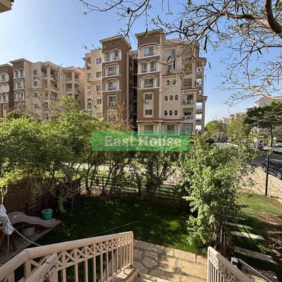 Apartment with an area of ​​107m² for rent, legally, in a prime location in Madinaty B1, ground floor with a private garden.