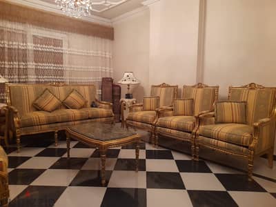 صالون مدهب استعمال خفيف