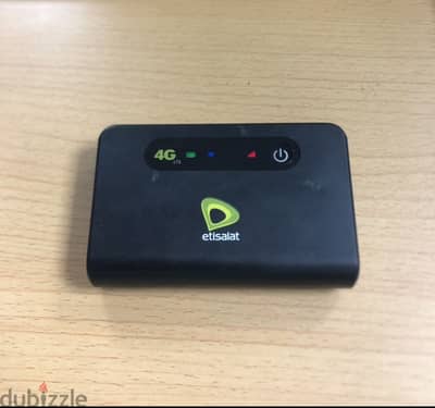 Router Etisalat 4GLTE with power bank 5200mah