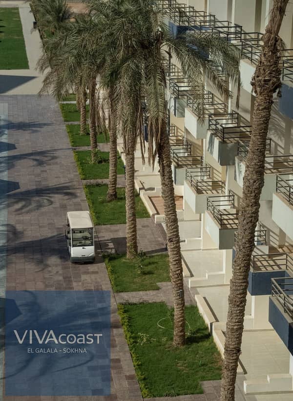 Ready Chalet for Immediate Delivery in Ain Sokhna – 115 SQM – Prime First Row with Full Sea View – Fully Finished – VIVA Coast, El Galala