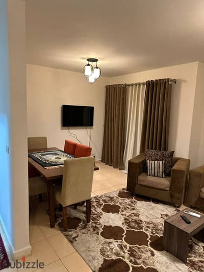 Apartment for rent in Madinaty B6 very close to services and the third park - Modern furnished - Fully air-conditioned - Natural gas - Wi-Fi - Smart screen - Bedroom screen - Area 89 meters