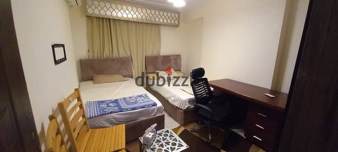 80m furnished sporting air-conditioned 2 عرف and reception near Sporting Club