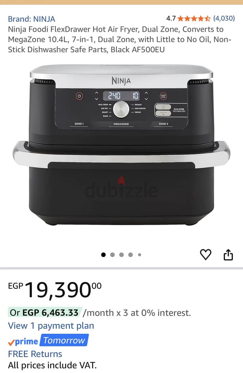 Ninja dual airfryer working perfect 2