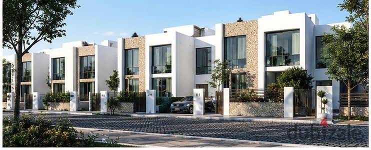 Pay in 10 years and you'll own a townhouse with a garden for the price of an apartment in Sheikh Zayed in front of Beverly Hills