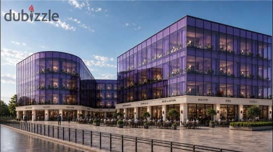 محل تجاري للبيع75م مول سوار الشروق Swar Mall El Shorouk  بيخدم الجامعة البريطانية وسكان الشروق