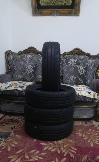طقم كاوتش KUMHO ECOWING ES31 بحاله ممتازه
