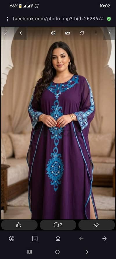 عبايه استقبال مطرزه