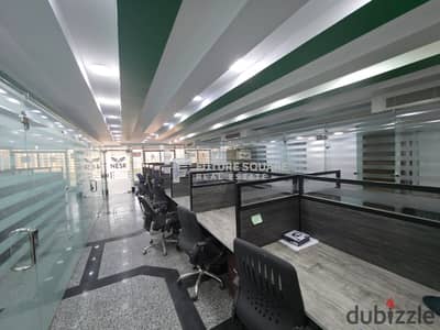 Unique administrative headquarters 500m panoramic air-conditioned furnished for rent in the strongest location in Bavaria Town Circular Al-Maadi