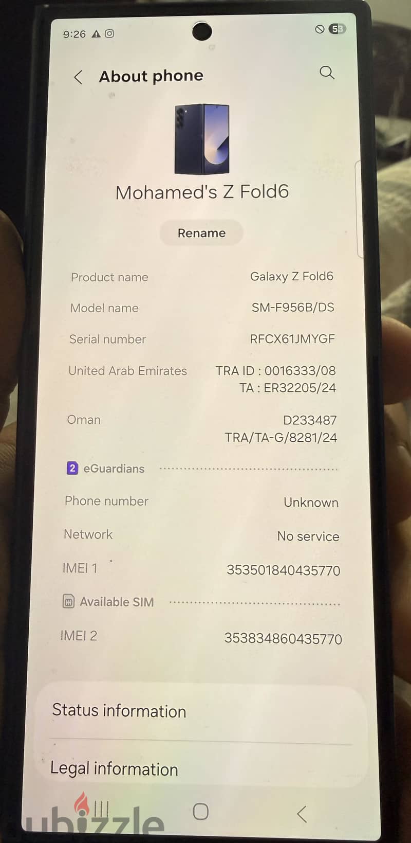 Samsung Z Fold 6 1