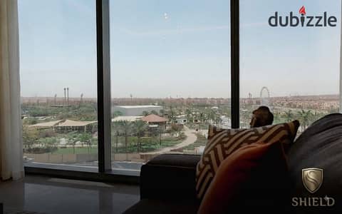 إطلالة استثنائية على ZED Park! شقة فندقية فاخرة للإيجار (أول سكن) في أبراج ZED الشيخ زايد 