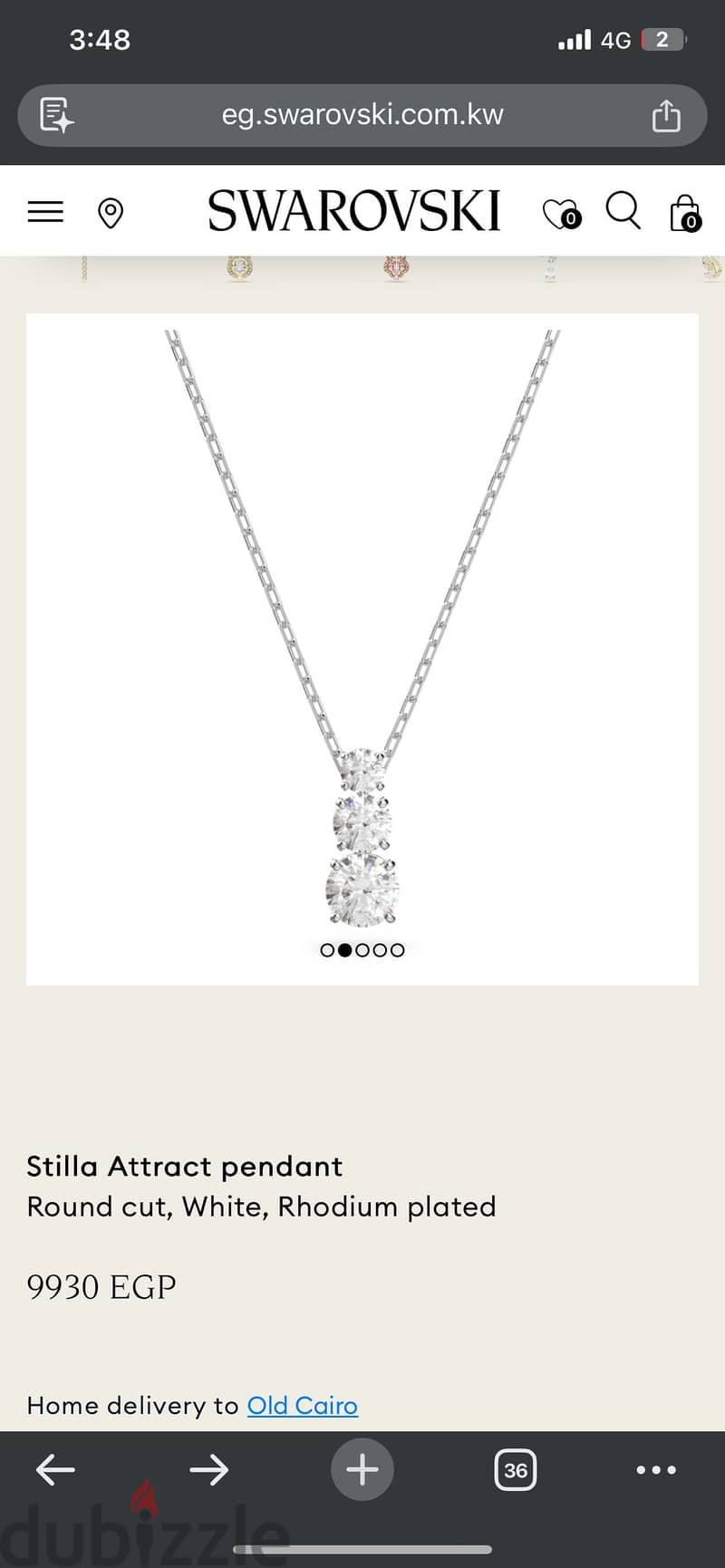 Swarovski Stilla Attract pendant 1