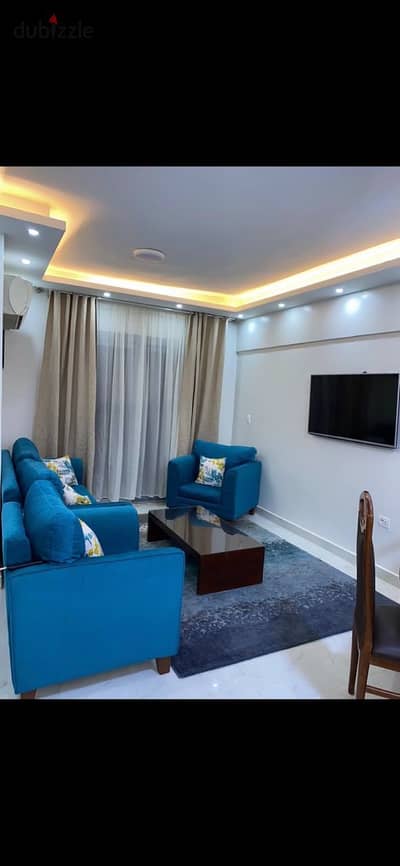 Furnished apartment for rent in One Katameya Compound at a special price
