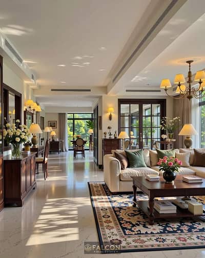فيلا للبيع متشطب luxury high end بفيو خيالي علي lagoon في كمبوند طلاله Talala امام مدينتي Madinaty و سوديك ايست sodic east