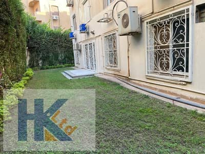 Elevated basement for sale in Sheikh Zayed 7th District, 430 sqm + 315 sqm garden, 4 beds, 3 baths, private entrance & garage.