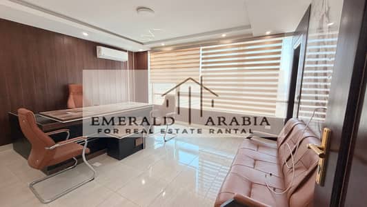 Office for rent with office furniture prime location suitable for major companies and institutions
