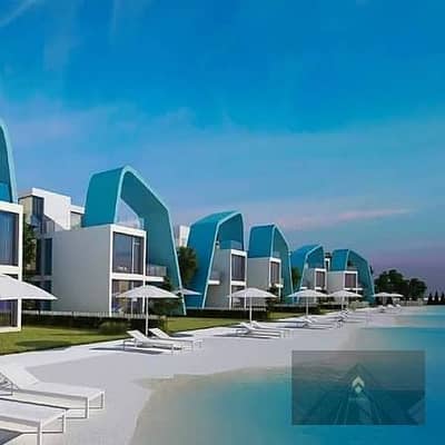 شاليه مميز جدا في فوكا باي في فرصه مميزه جدا لشاليه بيطل علي البحر والاجون من كل ناحيه