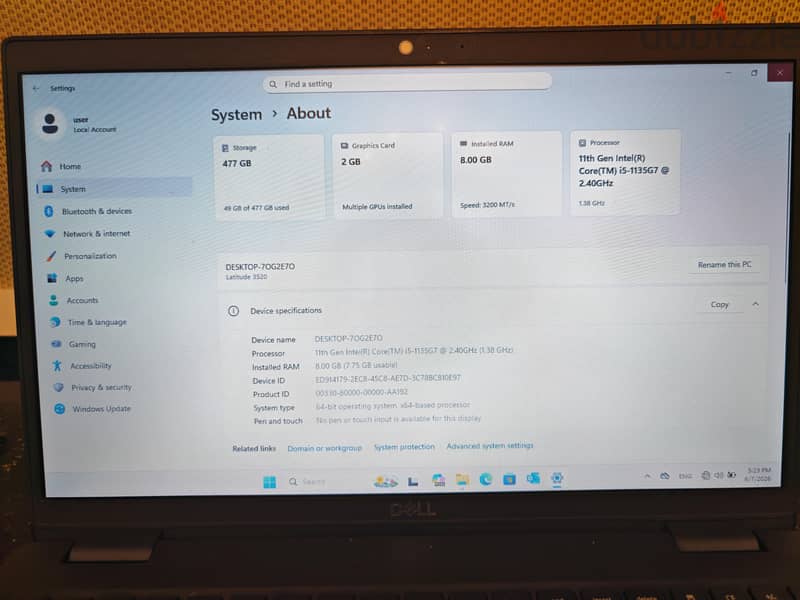 Dell latitude 3520 4